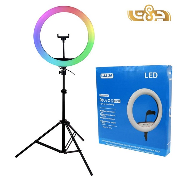 رینگ لایت RGB-LED ljj36